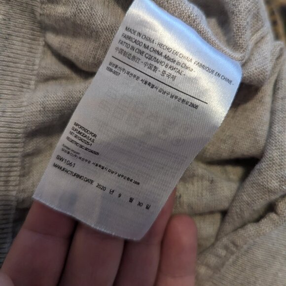 SUITSUPPLY - Linen cotton beige sweater - Sz L - Picture 7 of 7